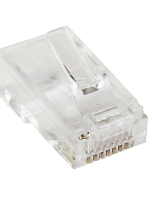 StarTech.com Cat 5e RJ45 Solid Modular Plug Connector - 50 Pack (CRJ45SOL50PK)