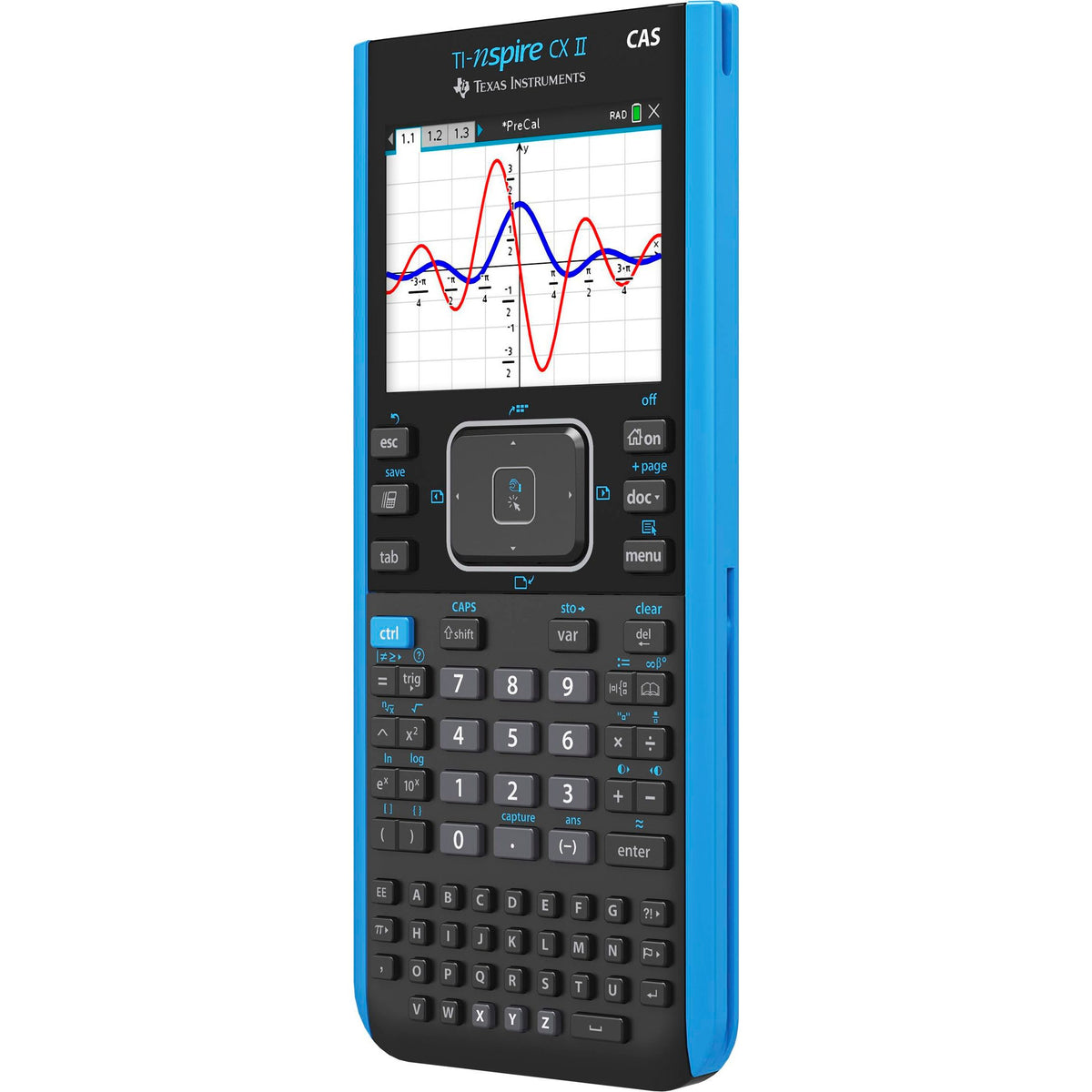 Texas Instruments TI-Nspire CX II CAS Color Graphing Calculator with Student Software (PC/Mac)