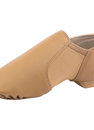 Linodes Leather Jazz Shoe Slip On for Girls and Boys Brown 13M Little Kid