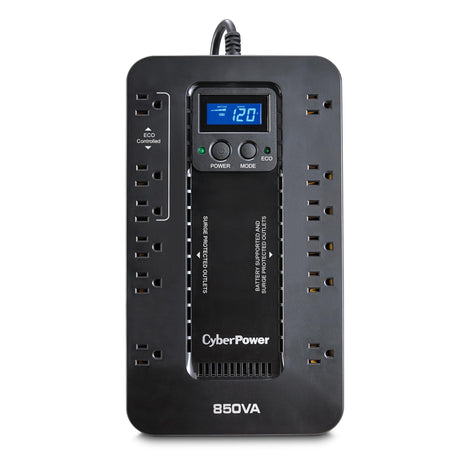 CyberPower EC850LCD Ecologic UPS Battery Backup and Surge Protector