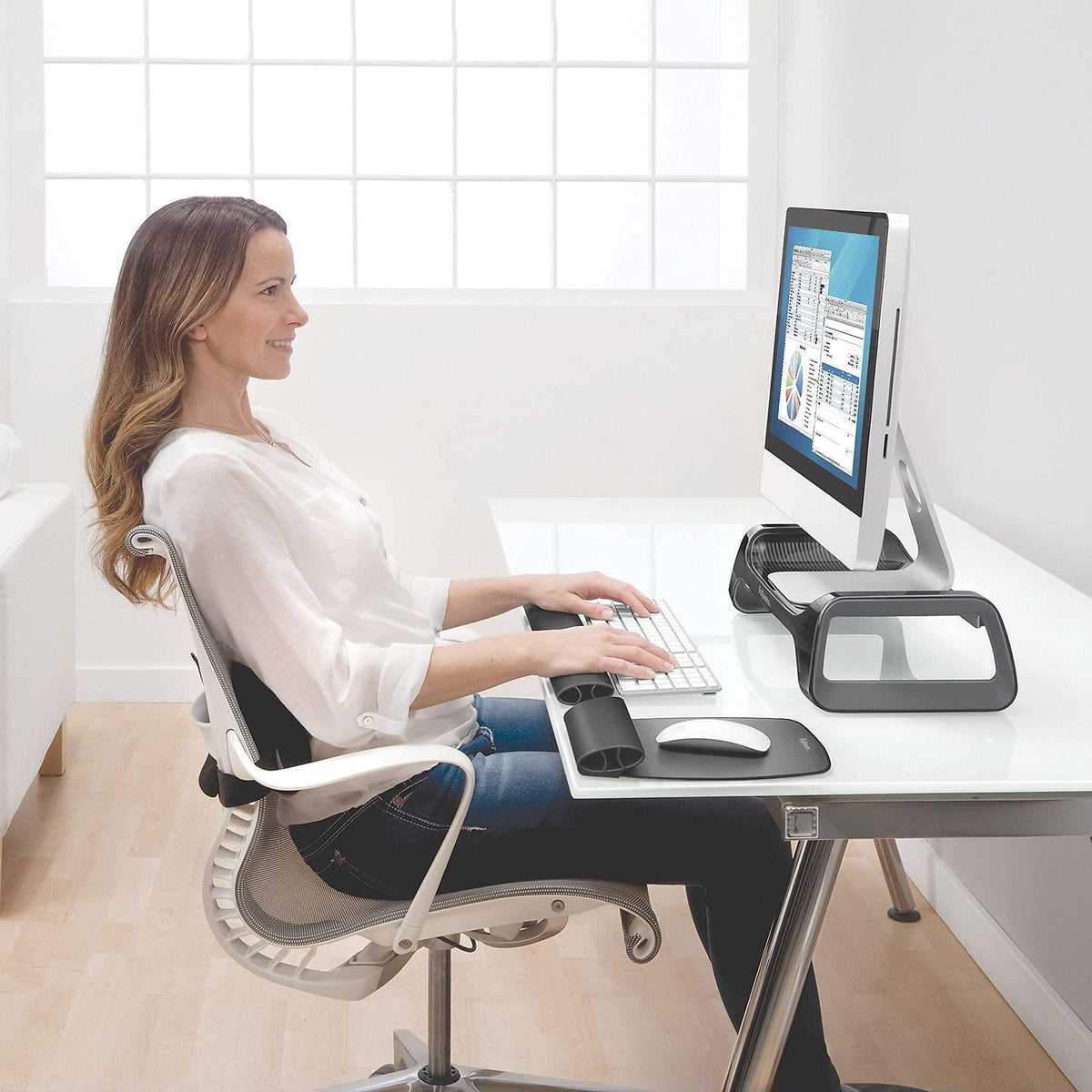 Fellowes I-Spire Series Laptop Lift/Stand, Black (9472401)