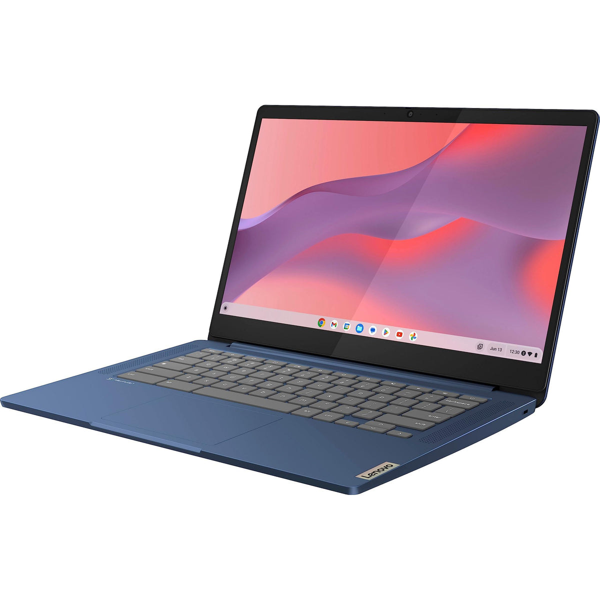 Lenovo Flagship Chromebook, 14'' FHD Touchscreen Slim Thin Light Laptop Computer, 8-Core MediaTek Kompanio 520 Processor, 4GB RAM, 64GB eMMC, WiFi 6,Chrome OS, Abyss Blue