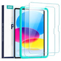ESR 2 Pack Screen Protector for iPad A16 11th/10th Generation (11 Inch/10.9, 2025/2022), 9H Tempered Glass Film Guard with Alignment Frame, Anti-Scratch, Bubble Free, HD Clarity, Apple Pencil Support