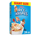Kellogg's Rice Krispies Cold Breakfast Cereal, 8 Vitamins and Minerals, Rice Krispies Treats, Giant Size, Original, 24oz Box (1 Box)