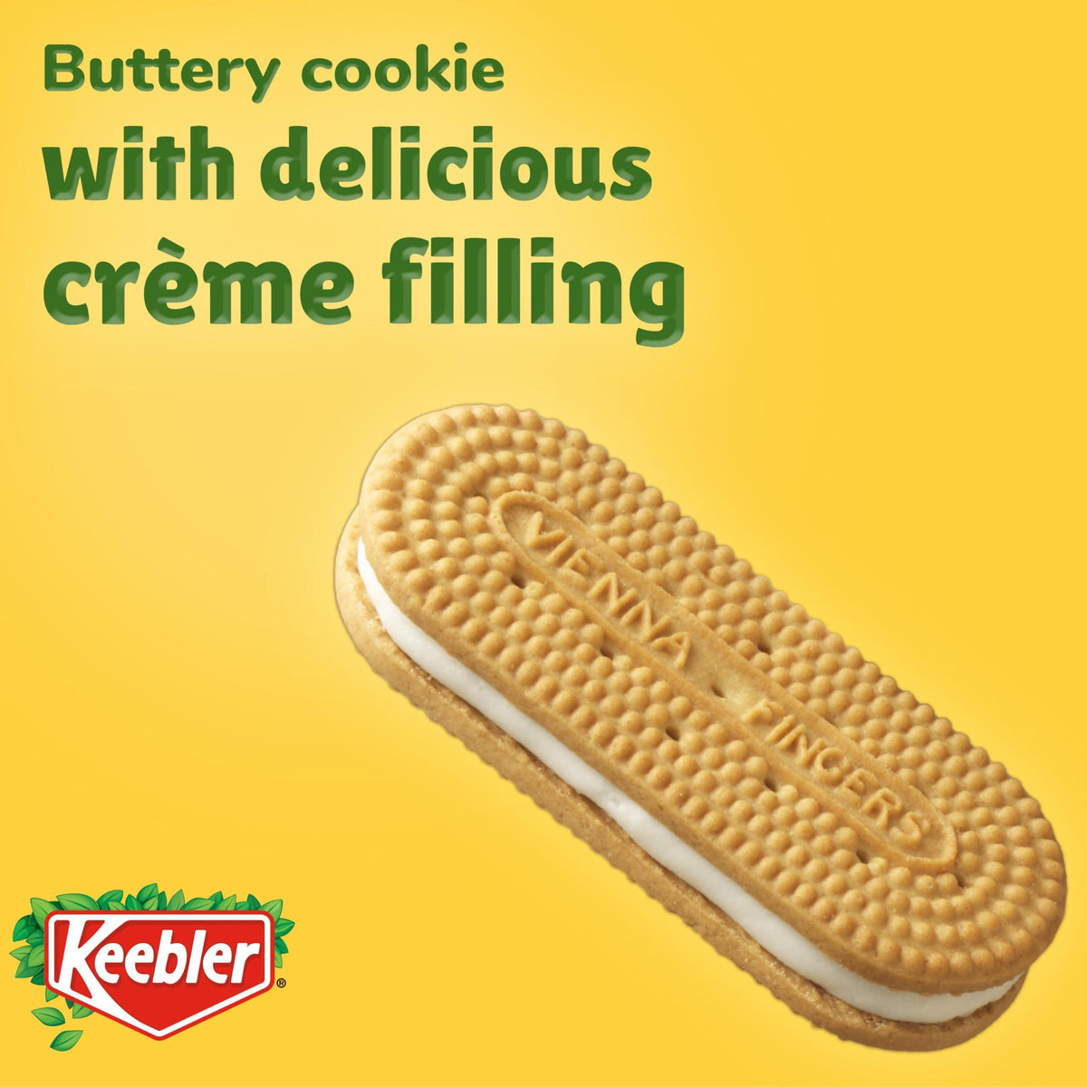 Keebler Vienna Fingers Creme Filled Sandwich Cookies, 12 Oz. (Pack of 1)
