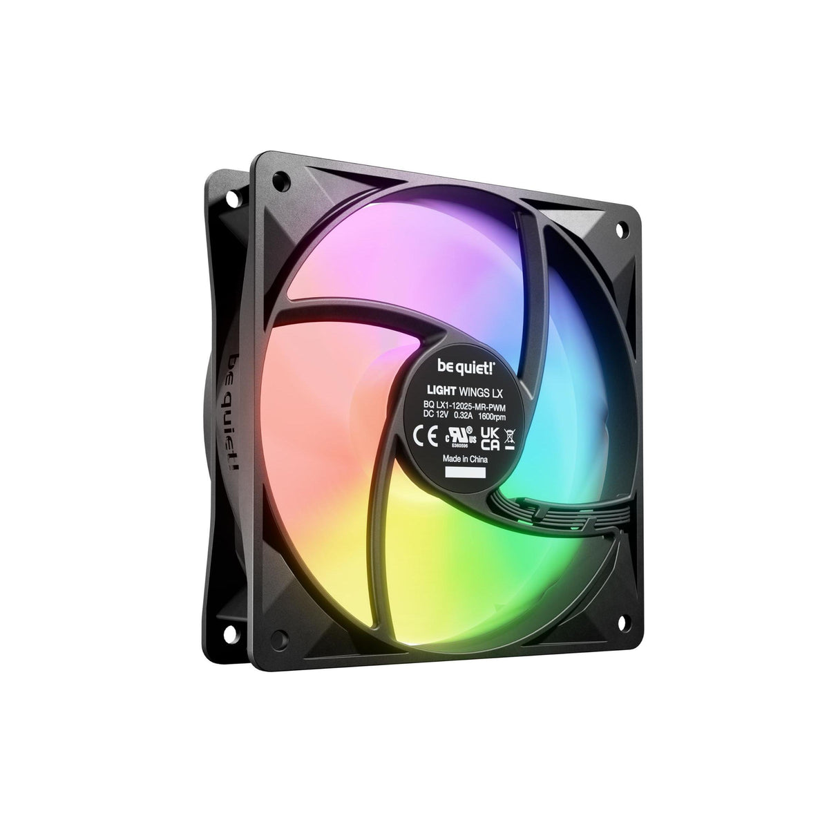 be quiet! Light Wings LX 120mm PWM PC Case Fan | Black | BL120