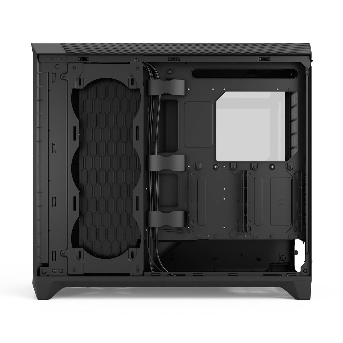 Fractal Design Meshify 3 XL Black RGB Tempered Glass Light Tint - High Airflow PC Gaming Case - Mesh Front Panel - Three ARGB Momentum 14 Gen 2 Fans Included - Spacious Interior - GPU up to 512mm