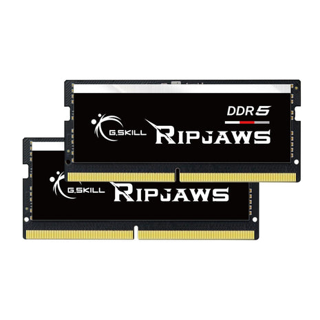 G.SKILL Ripjaws DDR5 SO-DIMM Series DDR5 RAM 64GB (2x32GB) 4800MT/s CL40-39-39-76 1.10V Unbuffered Non-ECC Notebook/Laptop Memory SO-DIMM (F5-4800S4039A32GX2-RS)