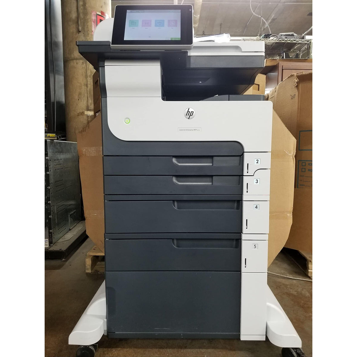 HP CF067A LaserJet Enterprise MFP M725f Multifunction Laser Printer, Copy/Fax/Print/Scan (Renewed)