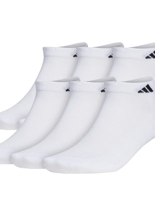 adidas Mens Athletic Cushioned Low Cut Ankle Socks (6-Pair Pack)