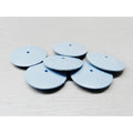 Silicone Polishing Wheels Knife Edge Sharp Blue Fine Jewelry EVE Germany Pack 6