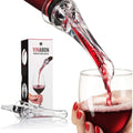 VINABON Wine Aerator Pourer Spout 2025 – Professional Wine Aerator Attaches to Bottle for Improved Flavor, Enhanced Bouquet, and Rich Finish. No-Drip, Spill-Free Design. Includes Wine Guide eBook.