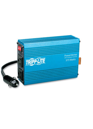 Tripp Lite 375W Car Power Inverter with 2 Outlets, Auto Inverter, Ultra Compact (PV375) Blue
