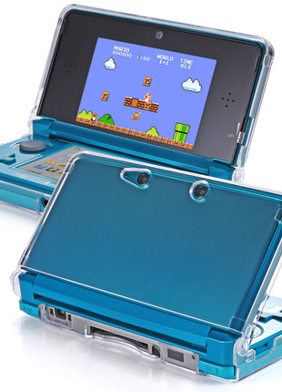 3DS Case - VSEER Ultra Clear Crystal Transparent Hard Shell Protective Case Cover Skin for Nintendo 3DS