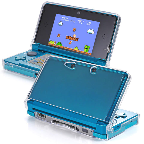 3DS Case - VSEER Ultra Clear Crystal Transparent Hard Shell Protective Case Cover Skin for Nintendo 3DS