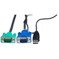 ATEN 2L5205U USB KVM Cable SPHD15 to VGA and USB A (15 Feet)
