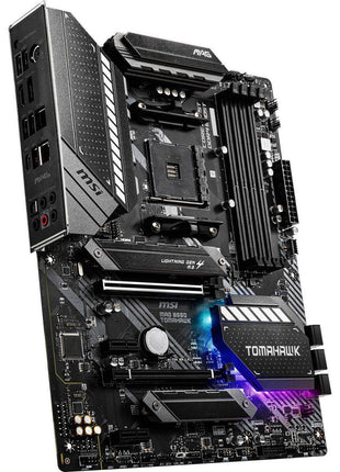 MSI MAG B550 Tomahawk Gaming Motherboard (AMD Ryzen 5000 Series, AM4, DDR4, PCIe 4.0, SATA 6Gb/s, M.2, USB 3.2 Gen 2, HDMI/DP, 2.5Gbps LAN, ATX)