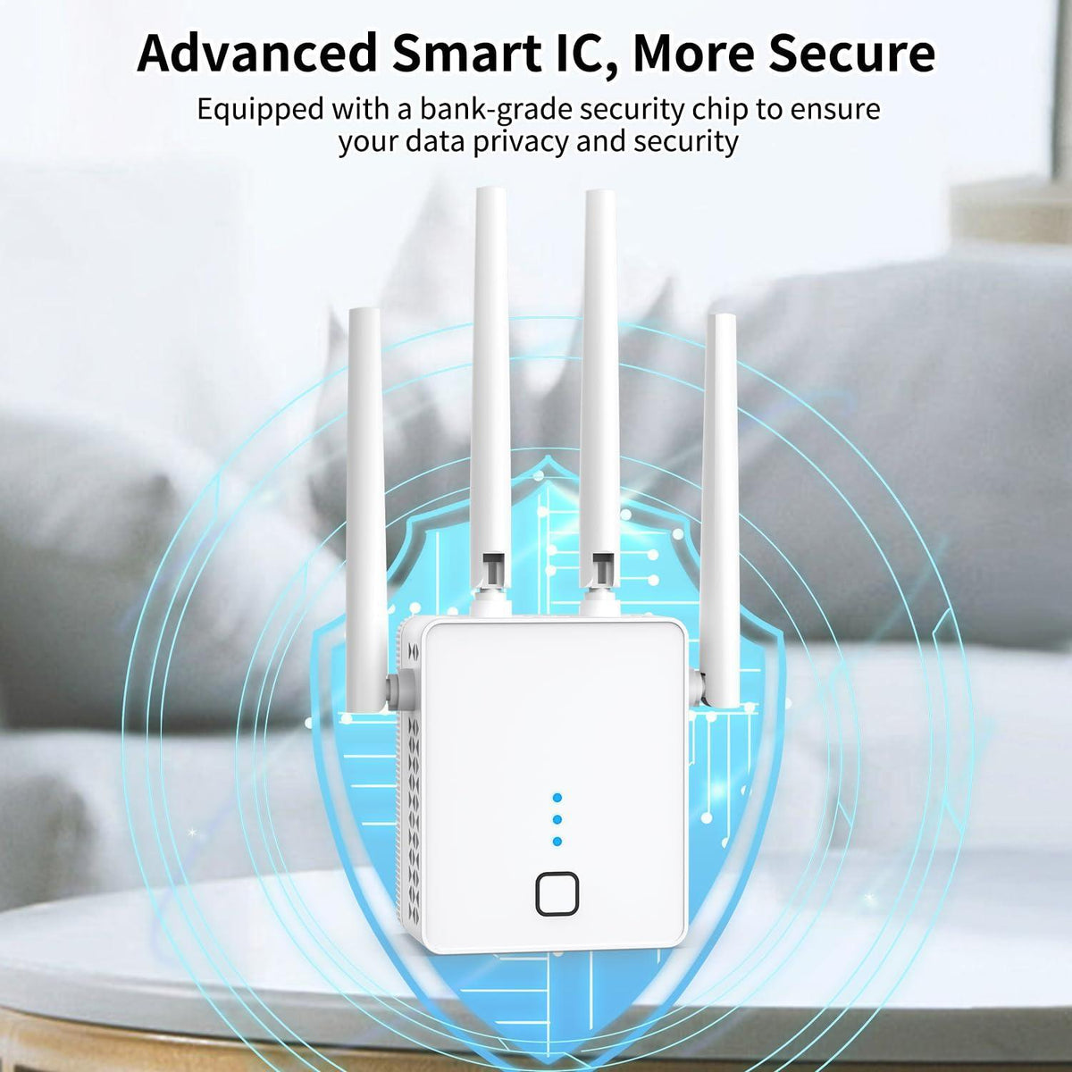 nonser WiFi Extender, 2024 Fastest WiFi Booster 1200Mbps Dual Band (5GHz/2.4GHz) WiFi Extenders Signal Booster for Home, WiFi Repeater with Ethernet Port Covers up to 10000sq. ft and 55 Devices