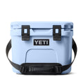 YETI Roadie 15 Hard Cooler with DoubleDuty Shoulder Strap, Big Sky Blue
