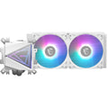 MSI MAG CoreLiquid I240 White - AIO ARGB CPU Liquid Cooler - Infinity Mirror Design - UNI Bracket - 240mm Radiator - Dual 120mm ARGB PWM Fans - LGA 1700/1851 / AM5/AM4 Compatible