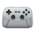 8BitDo Pro 3 Bluetooth Controller for Switch/Switch 2 – TMR Joysticks, Swappable ABXY Buttons, Pro Back Buttons, Charging Dock, Hall Effect Triggers, for Windows, Apple, SteamOS, Android - Gray