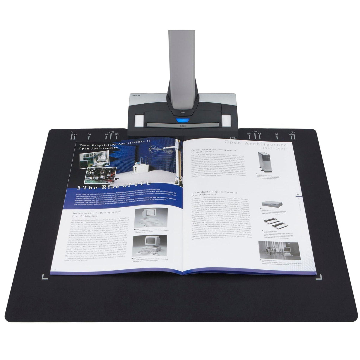 ScanSnap SV600 Overhead Book and Document Scanner, Black