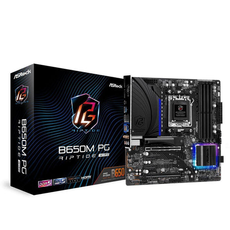 ASRock B650M PG Riptide WiFi AMD Socket AM5 Ryzen 7000 Series Processors Motherboard