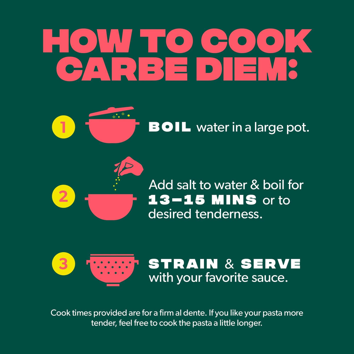 Carbe Diem!, Elbows, Lower Net Carb Pasta with Traditional Flavor & Texture, 55% Fewer Net Carbs & Only 110 Calories Per Serving, Pack of 3