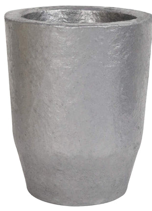 CANALHOUT 6Kg Graphite Crucible w/Pouring Spout for Melting Metal | Silicon Carbide Crucible, 1800°C(3272°F) High Temp, Melting Casting Refining Aluminum Gold Silver Brass Copper