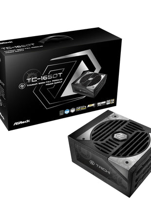 ASROCK TC-1650T 1650 WATT 80 Plus Titanium ATX Fully Modular Power Supply - ATX 3.1 Compatible