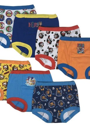 Paw Patrol Boys Toddler Potty Training Pant and Starter Kit with Stickers and Tracking Chart in Sizes 18M, 2T, 3T, 4T, 7-Pack Training Pant, 3T