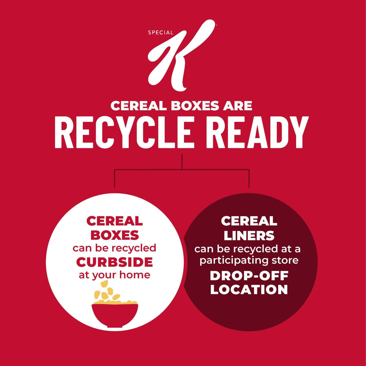 Kellogg's Special K Breakfast Cereal, Family Breakfast, Fiber Cereal, Giant Size, Red Berries, 19.2oz Box (1 Box)