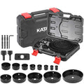 KATA Hole Saw Set 20PCS Hole Saw Kit with 3/4