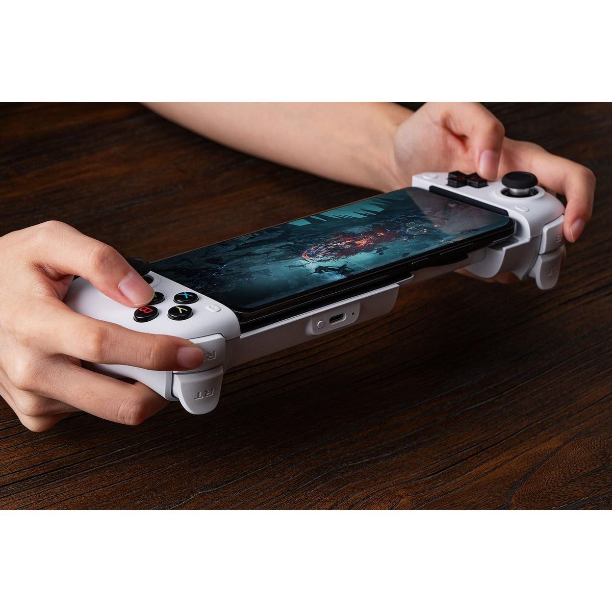8Bitdo Ultimate Mobile Gaming Controller for Android devices, Bluetooth Mobile Game Controller with Hall Effect Joysticks and Hall Triggers (Black)