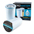 ZeroWater Official Replacement Filter - 5-Stage 0 TDS Filter Replacement - System IAPMO Certified to Reduce Lead, Chromium, and PFOA/PFOS, 2-Pack, White