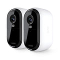 Arlo Essential Security Camera 2K | Outdoor-Indoor | 2nd Gen | Wireless with Spotlight, 2-Way Audio, Color Night Vision, Live Stream, Motion Activation, Real Time Notifications - White, 2 Camera