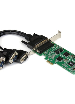 StarTech.com 4 Port PCI Express PCIe Serial Combo Card with Breakout Cable - 2 x RS232 2 x RS422 / RS485 - Dual Profile , TAA (PEX4S232485)
