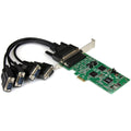 StarTech.com 4 Port PCI Express PCIe Serial Combo Card with Breakout Cable - 2 x RS232 2 x RS422 / RS485 - Dual Profile , TAA (PEX4S232485)