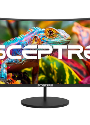 New! Sceptre Curved 27-inch Gaming Monitor 100Hz 1080p R1500 98% sRGB HDMI x2 VGA Build-in Speakers, VESA Wall Mount Machine Black 2026 (C275W-1920RN Series)
