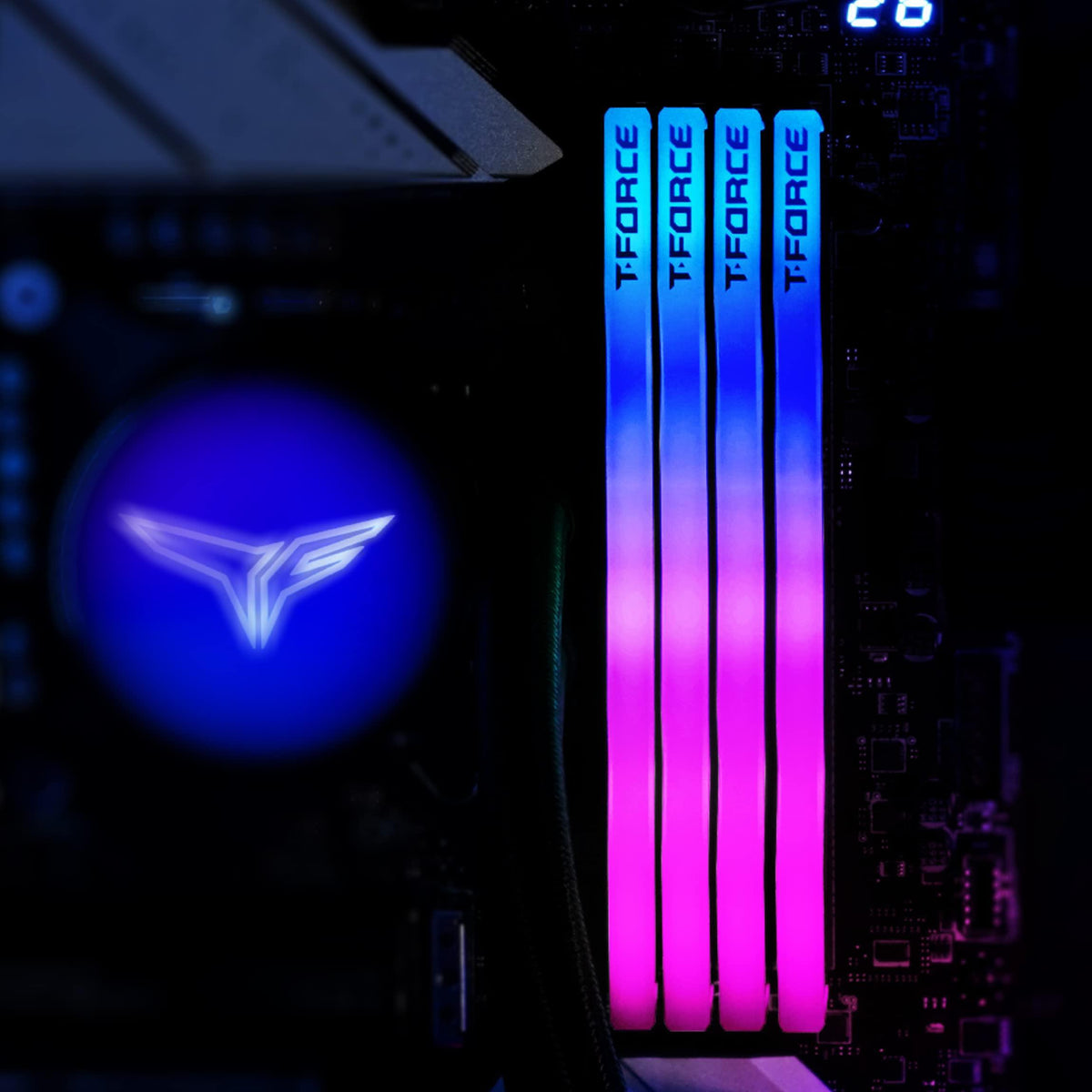 TEAMGROUP T-Force Delta RGB DDR5 Ram 32GB (2x16GB) 6200MHz PC5-49600 CL38 Desktop Memory Module Ram for 600 700 Series Chipset XMP 3.0 Ready Black - FF3D532G6200HC38ADC01