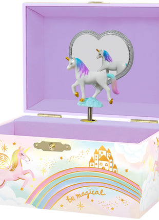 Giggle & Honey® Musical Unicorn Jewelry Box for Girls | Music Boxes for Little Girls | Toddler Jewelry Box for 4 Year Old Kids | Toys for Toddlers | Birthday Gifts for Kids 5, 6, 7, 8, 9 Years
