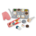 Melissa & Doug Slice & Bake Cookie Set with Wooden Play Food, Colorful Toppings & Play Kitchen Accessories, Preschool Learning Toys for Girls & Boys 3+