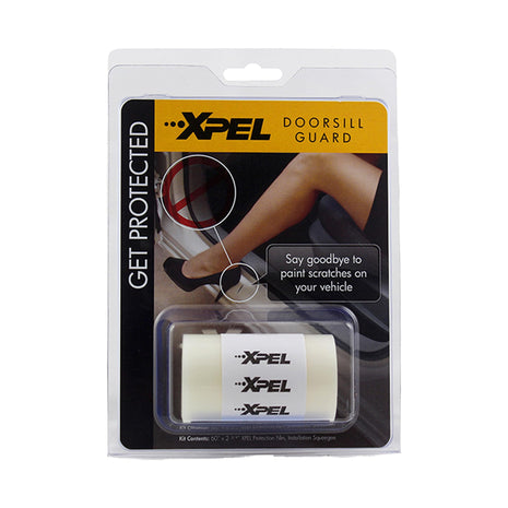 XPEL Clear Universal Door Sill Guard - 60 inch x 2.75 inch - Ultimate Protection for Car or Truck Door Sills against High Traffic and Damage, Easy to Install Interior Protection Film Kit