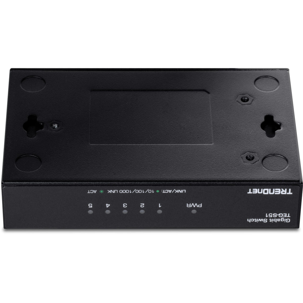 TRENDnet Gigabit Desktop Switch, TEG-S51, 5 x Gigabit RJ-45 Ports, Ethernet Splitter, 10Gbps Switching Capacity, Fanless Design, Metal Enclosure, Lifetime Protection