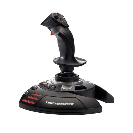 Thrustmaster T-Flight Stick X USB Ergonomic Flight Sim Joystick - PC | Plug and play, adjustable resistance, twist rudder, detachable throttle, 12 programmable buttons, weighted base, presets