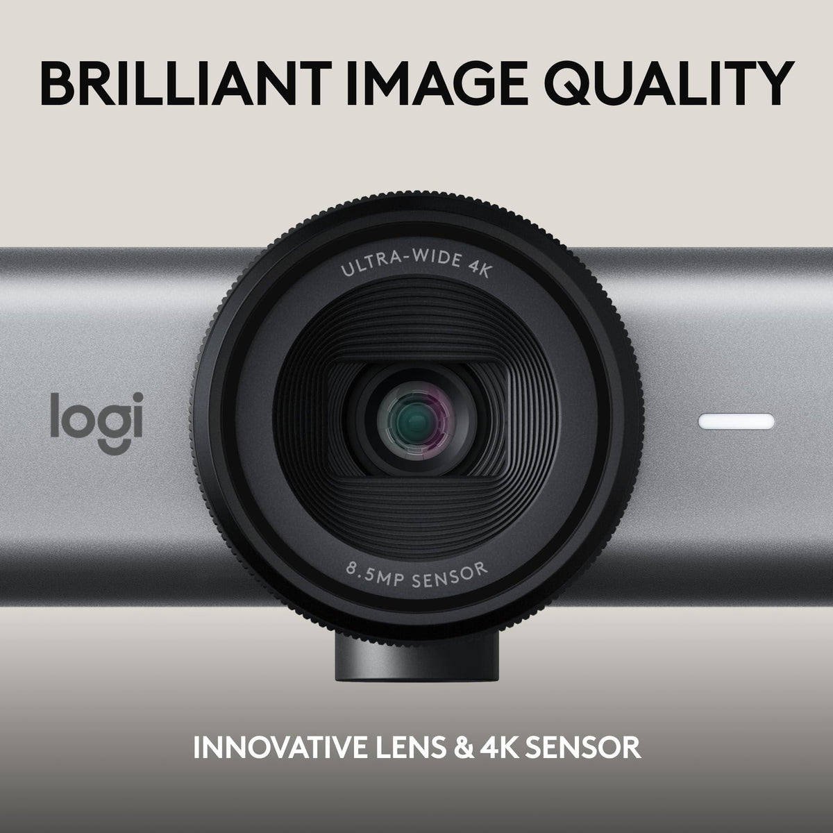 Logitech MX Brio 705 for Business 4K Webcam with Auto Light Correction, Ultra HD, Auto-Framing, Show Mode, USB-C, Works with Microsoft Teams, Zoom, Google Meet - Graphite