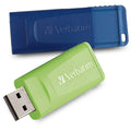 Verbatim 99124 Store 'n'Go USB 2.0 Flash Drive, 32GB, Blue/Green, 2 Pack