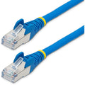StarTech.com 20ft CAT6a Ethernet Cable - Low Smoke Zero Halogen (LSZH) - 10 Gigabit 500MHz 100W PoE RJ45 S/FTP Blue Network Patch Cord Snagless w/Strain Relief (NLBL-20F-CAT6A-PATCH)