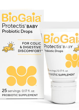 BioGaia Baby Probiotic Drops | Colic & Gas Relief | Safe for Newborns | Pediatrician-recommended | Ease Crying, Fussing, Colic, Gas, Spit-ups & Occasional Constipation | No Dairy or Soy | 5mL