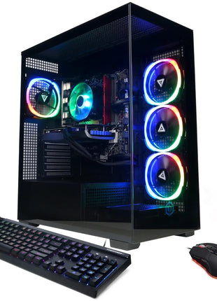 CyberpowerPC Gamer Xtreme Gaming Desktop PC - 14th Gen Intel Core i7-14700 up to 5.4 GHz, 128GB DDR5 RAM, 2TB NVMe SSD + 14TB HDD, NVIDIA GeForce RTX 4070 12GB, Keyboard & Mouse, Windows 11 Home